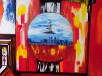 34 Oil Canvas. $1000